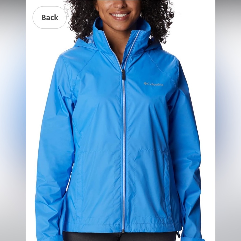 Columbia Blue Rain jacket (medium)